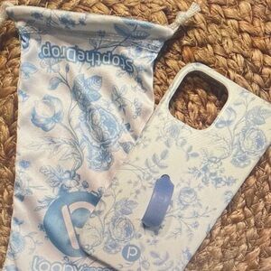 Blue Floral Phone Case 12/12pro